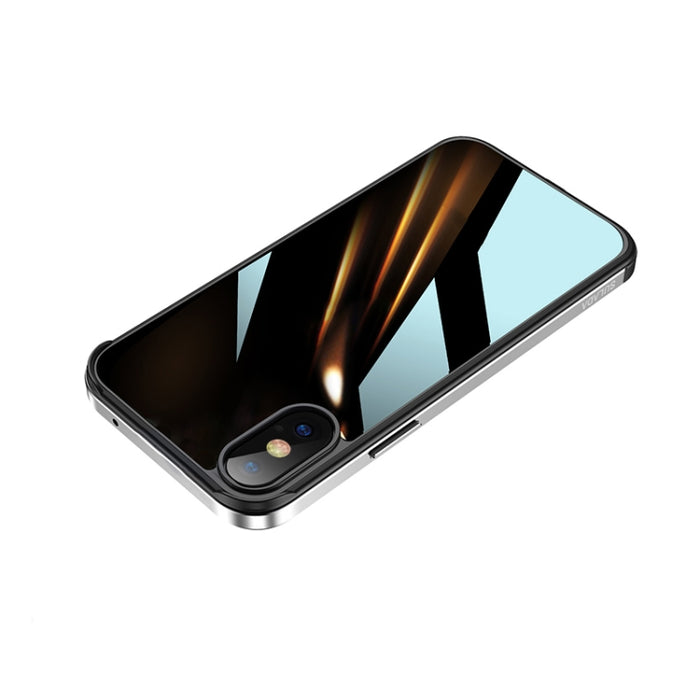 SULADA Marco de metal de aluminio de aviación a prueba de golpes + Nano Glass + Funda protectora de TPU