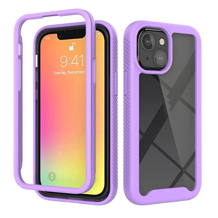 Funda protectora de PC + TPU a prueba de golpes de la serie Starry Sky Solid Color