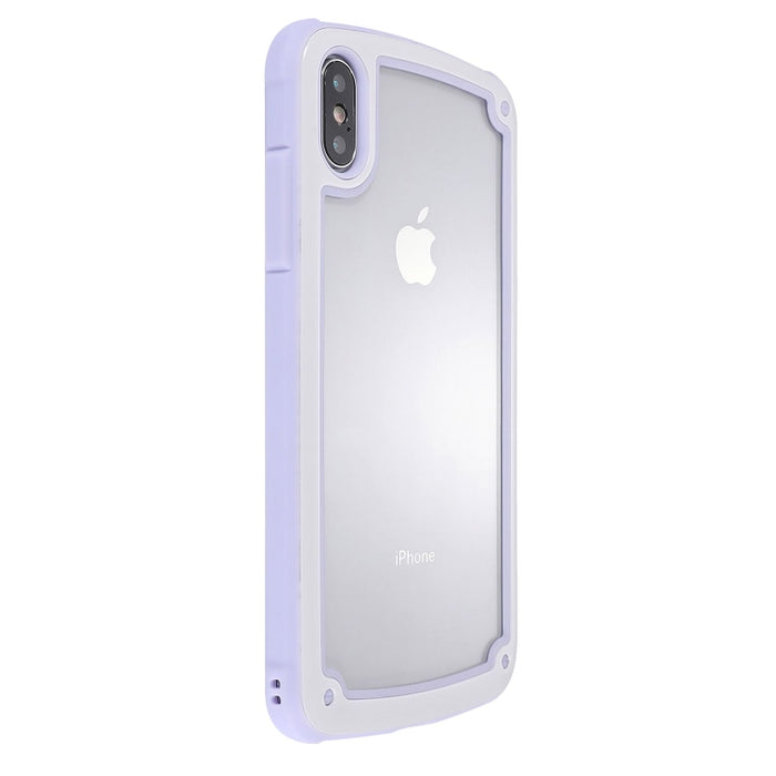 Estuche a prueba de golpes transparente de TPU color caramelo