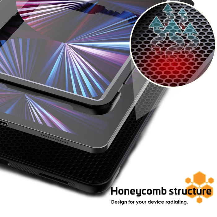 Estuche de cuero con tapa horizontal magnética Smart B con soporte de 7 velocidades y ranuras para tarjetas y ranura para bolígrafo y función de suspensión / activación