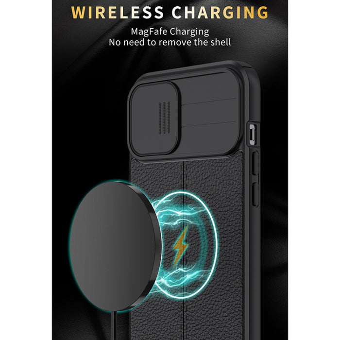 Litchi Texture Sliding Camshield Funda protectora de TPU, For iPhone 11, For iPhone 11 Pro, For iPhone 11 Pro Max, For iPhone 12 mini, For iPhone 12, For iPhone 12 Pro, For iPhone 12 Pro Max