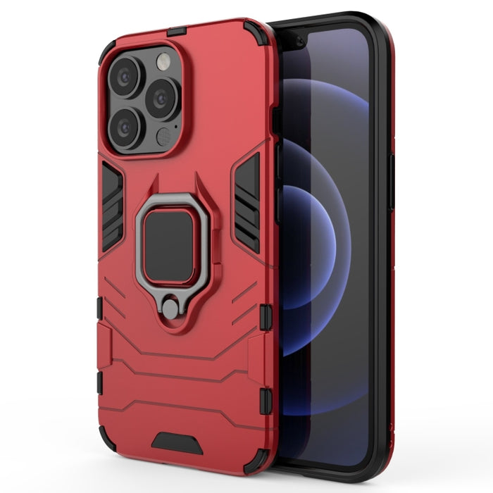 Funda protectora de PC + TPU a prueba de golpes con soporte de anillo magnético