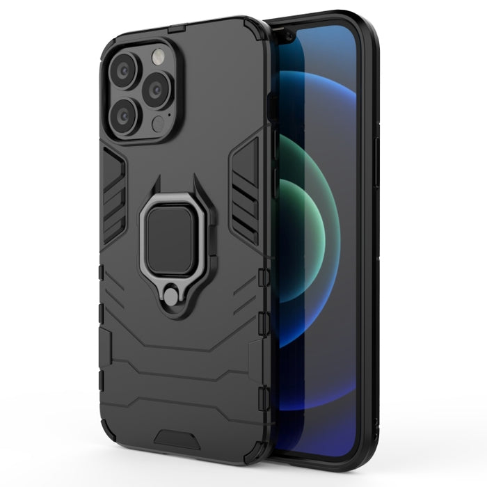 Funda protectora de PC + TPU a prueba de golpes con soporte de anillo magnético