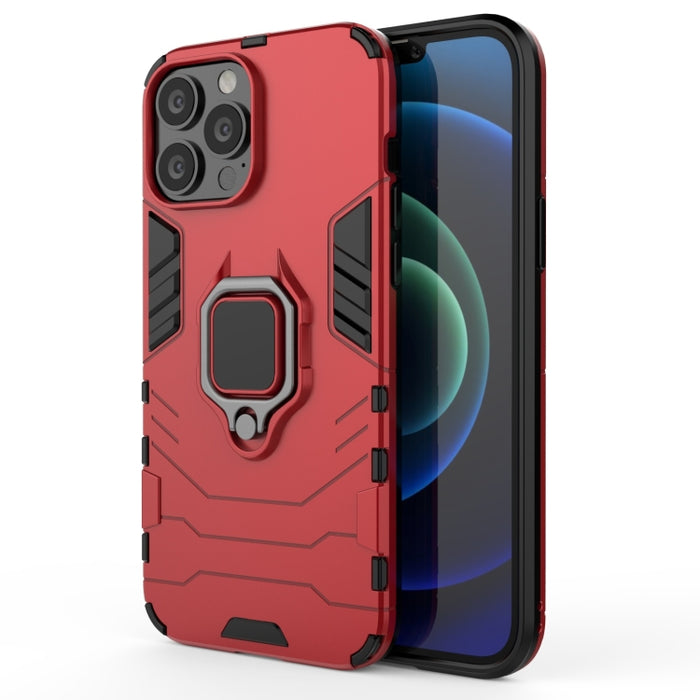 Funda protectora de PC + TPU a prueba de golpes con soporte de anillo magnético
