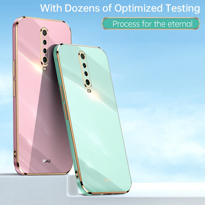 XINLI Straight 6D Plating Gold Edge TPU Estuche a prueba de golpes, For Xiaomi Redmi K30, For Xiaomi Redmi K30 Pro, For Xiaomi Redmi K40, For Xiaomi Redmi Note 8 Pro, For Xiaomi Redmi Note 9 4G, For Xiaomi Redmi Note 9 5G, For Xiaomi Redmi Note 9S     ...