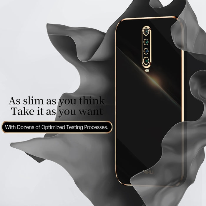 XINLI Straight 6D Plating Gold Edge TPU Estuche a prueba de golpes, For Xiaomi Redmi K30, For Xiaomi Redmi K30 Pro, For Xiaomi Redmi K40, For Xiaomi Redmi Note 8 Pro, For Xiaomi Redmi Note 9 4G, For Xiaomi Redmi Note 9 5G, For Xiaomi Redmi Note 9S     ...