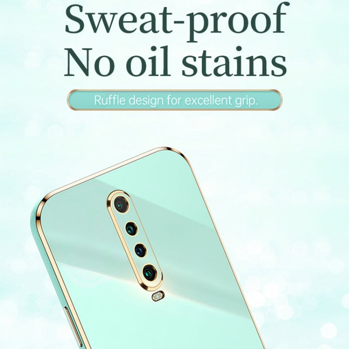 XINLI Straight 6D Plating Gold Edge TPU Estuche a prueba de golpes, For Xiaomi Redmi K30, For Xiaomi Redmi K30 Pro, For Xiaomi Redmi K40, For Xiaomi Redmi Note 8 Pro, For Xiaomi Redmi Note 9 4G, For Xiaomi Redmi Note 9 5G, For Xiaomi Redmi Note 9S     ...
