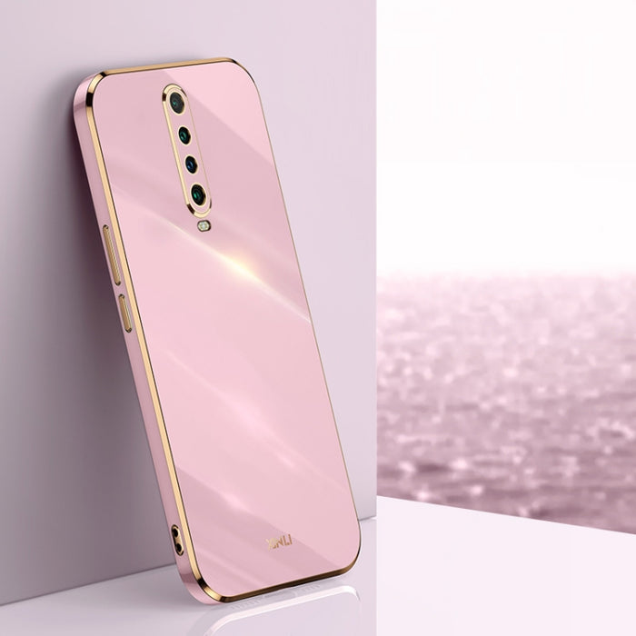 XINLI Straight 6D Plating Gold Edge TPU Estuche a prueba de golpes, For Xiaomi Redmi K30, For Xiaomi Redmi K30 Pro, For Xiaomi Redmi K40, For Xiaomi Redmi Note 8 Pro, For Xiaomi Redmi Note 9 4G, For Xiaomi Redmi Note 9 5G, For Xiaomi Redmi Note 9S     ...