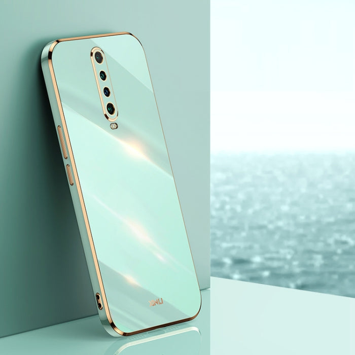 XINLI Straight 6D Plating Gold Edge TPU Estuche a prueba de golpes, For Xiaomi Redmi K30, For Xiaomi Redmi K30 Pro, For Xiaomi Redmi K40, For Xiaomi Redmi Note 8 Pro, For Xiaomi Redmi Note 9 4G, For Xiaomi Redmi Note 9 5G, For Xiaomi Redmi Note 9S     ...