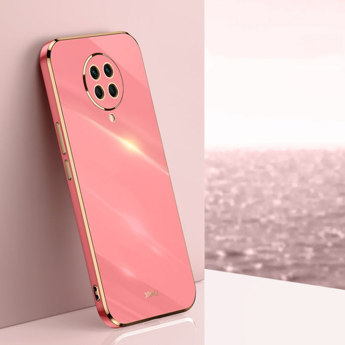 XINLI Straight 6D Plating Gold Edge TPU Estuche a prueba de golpes, For Xiaomi Redmi K30, For Xiaomi Redmi K30 Pro, For Xiaomi Redmi K40, For Xiaomi Redmi Note 8 Pro, For Xiaomi Redmi Note 9 4G, For Xiaomi Redmi Note 9 5G, For Xiaomi Redmi Note 9S     ...