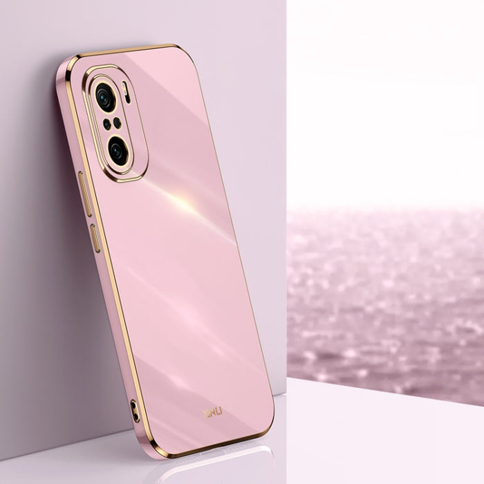 XINLI Straight 6D Plating Gold Edge TPU Estuche a prueba de golpes, For Xiaomi Redmi K30, For Xiaomi Redmi K30 Pro, For Xiaomi Redmi K40, For Xiaomi Redmi Note 8 Pro, For Xiaomi Redmi Note 9 4G, For Xiaomi Redmi Note 9 5G, For Xiaomi Redmi Note 9S     ...