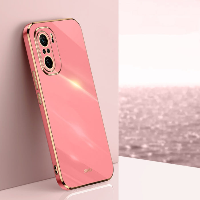 XINLI Straight 6D Plating Gold Edge TPU Estuche a prueba de golpes, For Xiaomi Redmi K30, For Xiaomi Redmi K30 Pro, For Xiaomi Redmi K40, For Xiaomi Redmi Note 8 Pro, For Xiaomi Redmi Note 9 4G, For Xiaomi Redmi Note 9 5G, For Xiaomi Redmi Note 9S     ...
