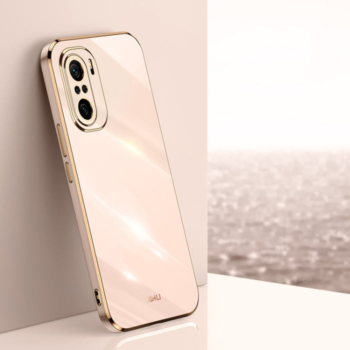 XINLI Straight 6D Plating Gold Edge TPU Estuche a prueba de golpes, For Xiaomi Redmi K30, For Xiaomi Redmi K30 Pro, For Xiaomi Redmi K40, For Xiaomi Redmi Note 8 Pro, For Xiaomi Redmi Note 9 4G, For Xiaomi Redmi Note 9 5G, For Xiaomi Redmi Note 9S     ...