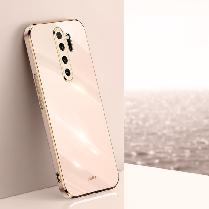 XINLI Straight 6D Plating Gold Edge TPU Estuche a prueba de golpes, For Xiaomi Redmi K30, For Xiaomi Redmi K30 Pro, For Xiaomi Redmi K40, For Xiaomi Redmi Note 8 Pro, For Xiaomi Redmi Note 9 4G, For Xiaomi Redmi Note 9 5G, For Xiaomi Redmi Note 9S     ...