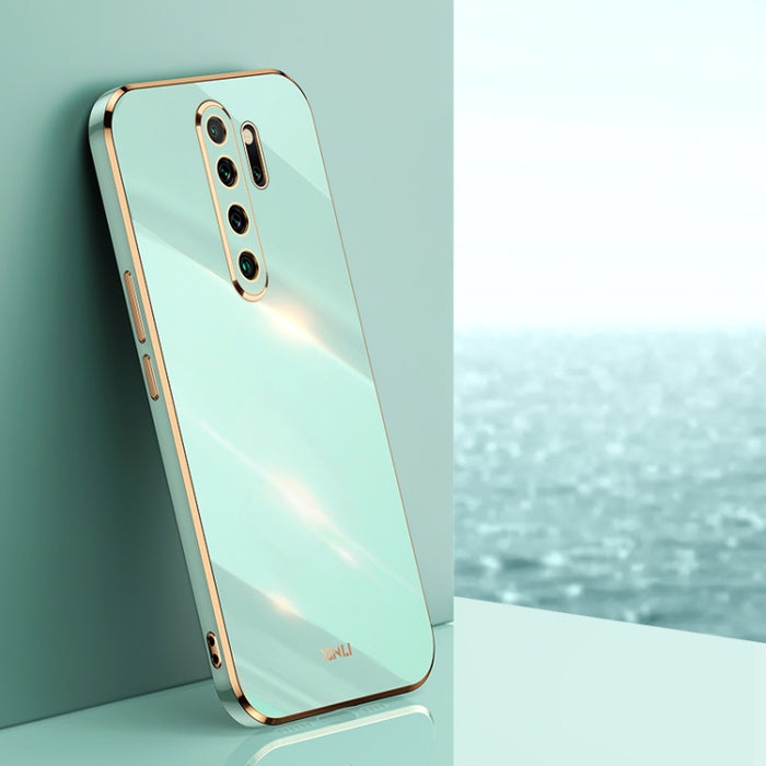 XINLI Straight 6D Plating Gold Edge TPU Estuche a prueba de golpes, For Xiaomi Redmi K30, For Xiaomi Redmi K30 Pro, For Xiaomi Redmi K40, For Xiaomi Redmi Note 8 Pro, For Xiaomi Redmi Note 9 4G, For Xiaomi Redmi Note 9 5G, For Xiaomi Redmi Note 9S     ...