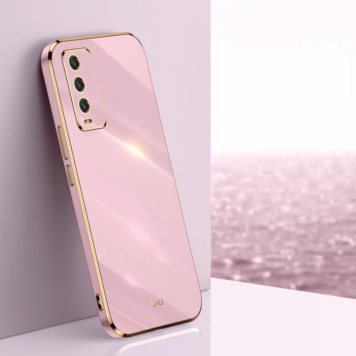 XINLI Straight 6D Plating Gold Edge TPU Estuche a prueba de golpes, For Xiaomi Redmi K30, For Xiaomi Redmi K30 Pro, For Xiaomi Redmi K40, For Xiaomi Redmi Note 8 Pro, For Xiaomi Redmi Note 9 4G, For Xiaomi Redmi Note 9 5G, For Xiaomi Redmi Note 9S     ...