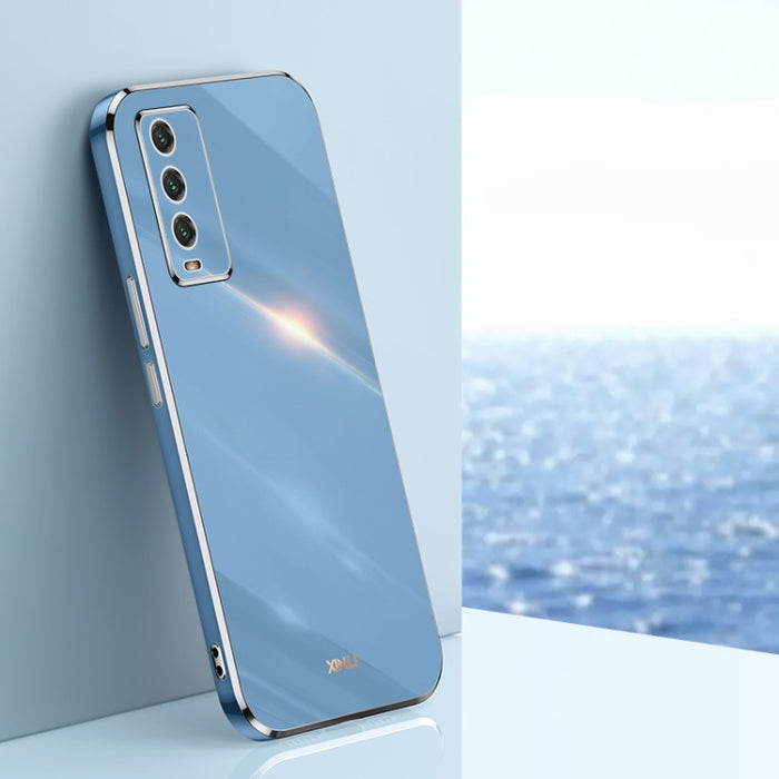 XINLI Straight 6D Plating Gold Edge TPU Estuche a prueba de golpes, For Xiaomi Redmi K30, For Xiaomi Redmi K30 Pro, For Xiaomi Redmi K40, For Xiaomi Redmi Note 8 Pro, For Xiaomi Redmi Note 9 4G, For Xiaomi Redmi Note 9 5G, For Xiaomi Redmi Note 9S     ...