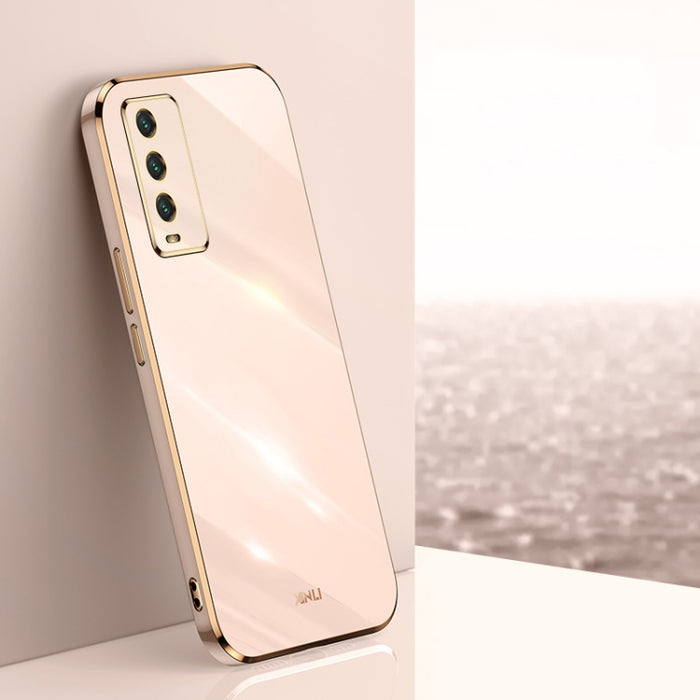 XINLI Straight 6D Plating Gold Edge TPU Estuche a prueba de golpes, For Xiaomi Redmi K30, For Xiaomi Redmi K30 Pro, For Xiaomi Redmi K40, For Xiaomi Redmi Note 8 Pro, For Xiaomi Redmi Note 9 4G, For Xiaomi Redmi Note 9 5G, For Xiaomi Redmi Note 9S     ...