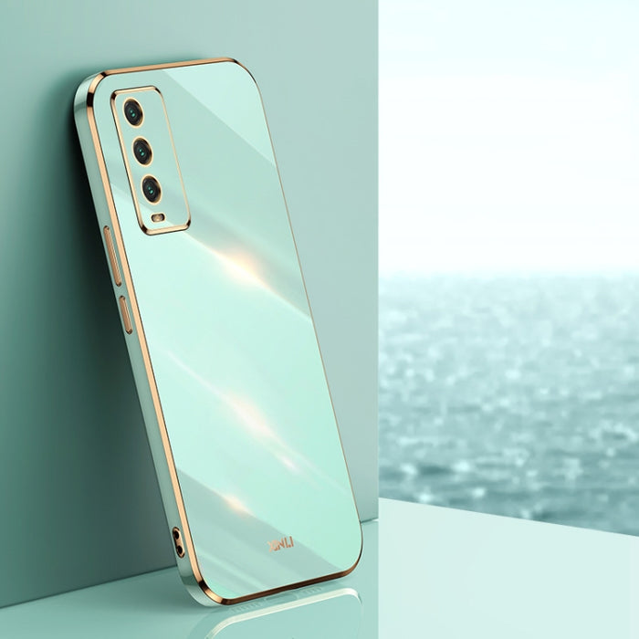 XINLI Straight 6D Plating Gold Edge TPU Estuche a prueba de golpes, For Xiaomi Redmi K30, For Xiaomi Redmi K30 Pro, For Xiaomi Redmi K40, For Xiaomi Redmi Note 8 Pro, For Xiaomi Redmi Note 9 4G, For Xiaomi Redmi Note 9 5G, For Xiaomi Redmi Note 9S     ...