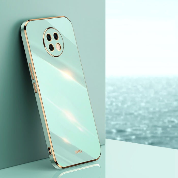 XINLI Straight 6D Plating Gold Edge TPU Estuche a prueba de golpes, For Xiaomi Redmi K30, For Xiaomi Redmi K30 Pro, For Xiaomi Redmi K40, For Xiaomi Redmi Note 8 Pro, For Xiaomi Redmi Note 9 4G, For Xiaomi Redmi Note 9 5G, For Xiaomi Redmi Note 9S     ...