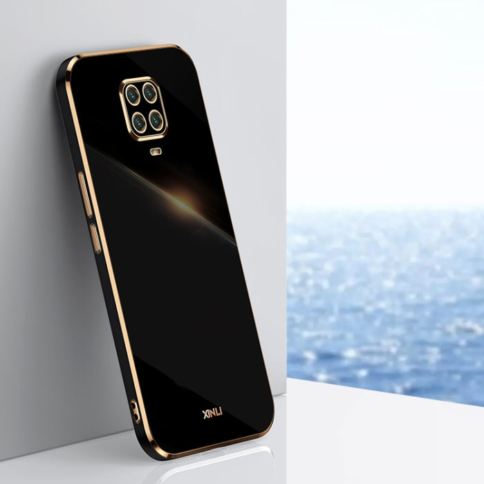 XINLI Straight 6D Plating Gold Edge TPU Estuche a prueba de golpes, For Xiaomi Redmi K30, For Xiaomi Redmi K30 Pro, For Xiaomi Redmi K40, For Xiaomi Redmi Note 8 Pro, For Xiaomi Redmi Note 9 4G, For Xiaomi Redmi Note 9 5G, For Xiaomi Redmi Note 9S     ...