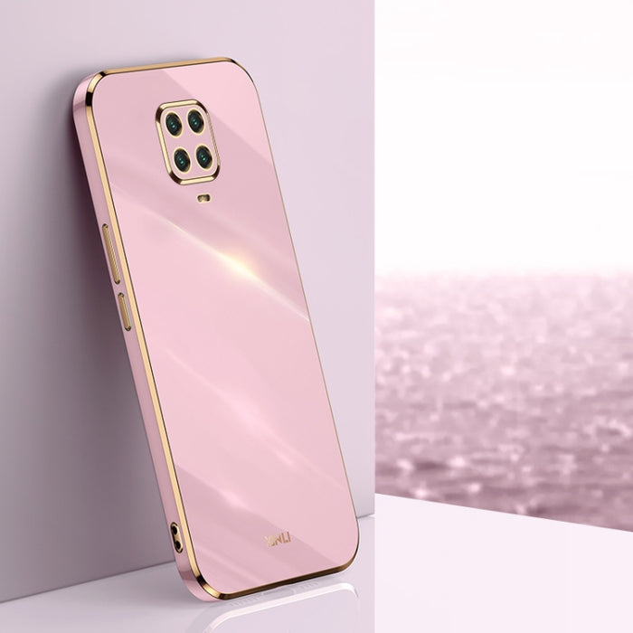 XINLI Straight 6D Plating Gold Edge TPU Estuche a prueba de golpes, For Xiaomi Redmi K30, For Xiaomi Redmi K30 Pro, For Xiaomi Redmi K40, For Xiaomi Redmi Note 8 Pro, For Xiaomi Redmi Note 9 4G, For Xiaomi Redmi Note 9 5G, For Xiaomi Redmi Note 9S     ...