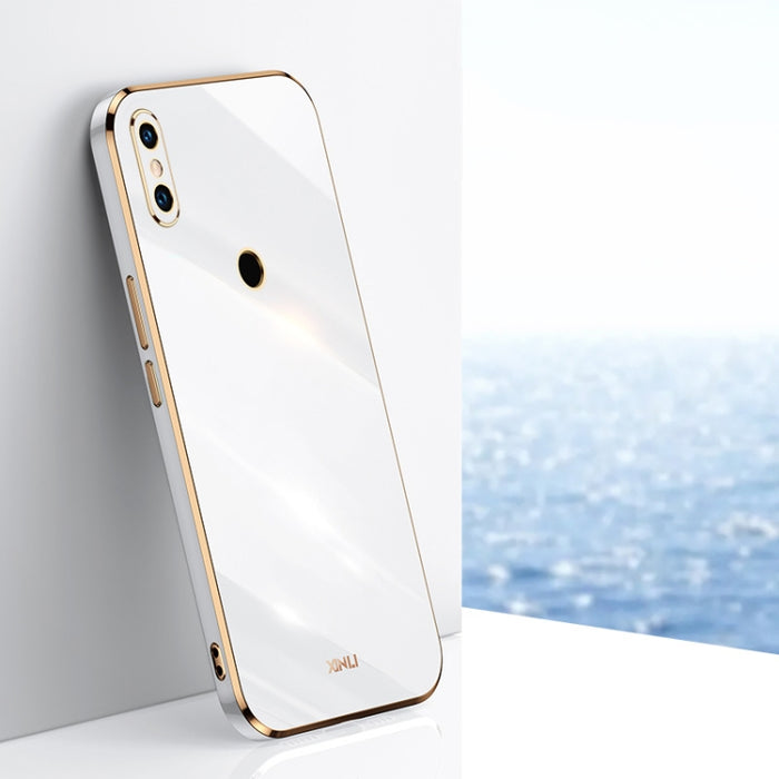 XINLI Straight 6D Plating Gold Edge TPU Estuche a prueba de golpes, For Xiaomi Redmi K30, For Xiaomi Redmi K30 Pro, For Xiaomi Redmi K40, For Xiaomi Redmi Note 8 Pro, For Xiaomi Redmi Note 9 4G, For Xiaomi Redmi Note 9 5G, For Xiaomi Redmi Note 9S     ...