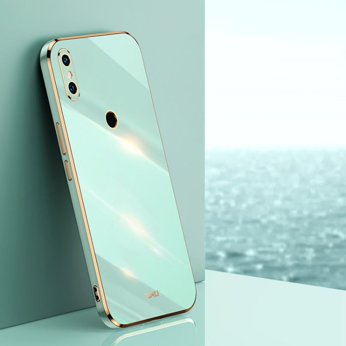 XINLI Straight 6D Plating Gold Edge TPU Estuche a prueba de golpes, For Xiaomi Redmi K30, For Xiaomi Redmi K30 Pro, For Xiaomi Redmi K40, For Xiaomi Redmi Note 8 Pro, For Xiaomi Redmi Note 9 4G, For Xiaomi Redmi Note 9 5G, For Xiaomi Redmi Note 9S     ...
