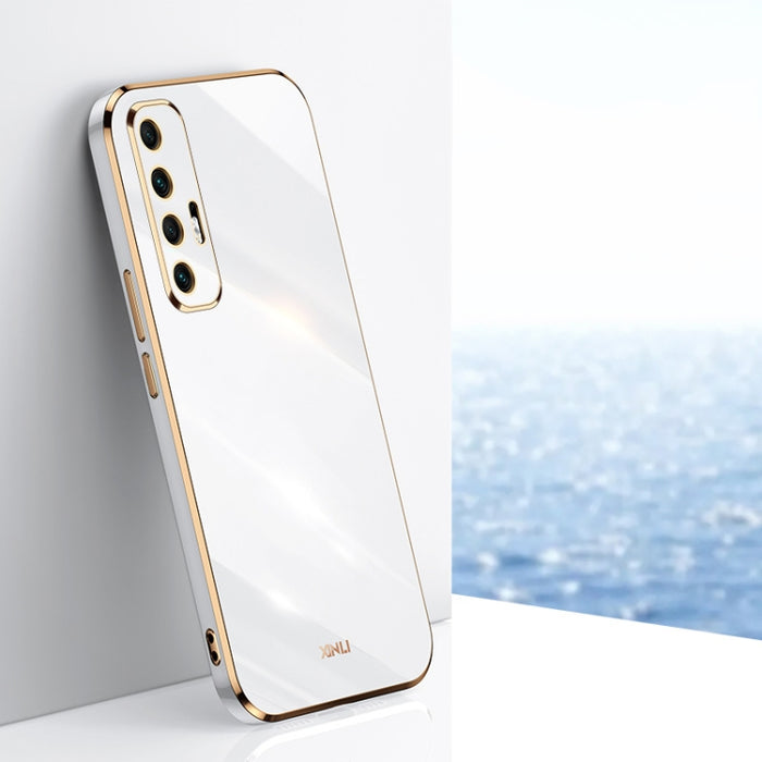 XINLI Straight 6D Plating Gold Edge TPU Estuche a prueba de golpes, For Xiaomi Redmi K30, For Xiaomi Redmi K30 Pro, For Xiaomi Redmi K40, For Xiaomi Redmi Note 8 Pro, For Xiaomi Redmi Note 9 4G, For Xiaomi Redmi Note 9 5G, For Xiaomi Redmi Note 9S     ...