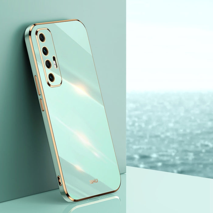 XINLI Straight 6D Plating Gold Edge TPU Estuche a prueba de golpes, For Xiaomi Redmi K30, For Xiaomi Redmi K30 Pro, For Xiaomi Redmi K40, For Xiaomi Redmi Note 8 Pro, For Xiaomi Redmi Note 9 4G, For Xiaomi Redmi Note 9 5G, For Xiaomi Redmi Note 9S     ...