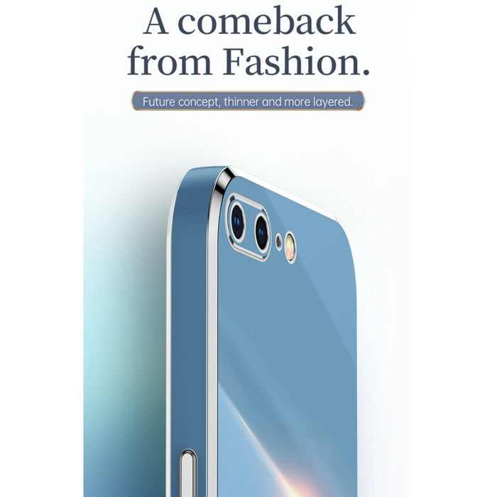 XINLI Straight 6D Plating Gold Edge TPU Estuche a prueba de golpes, For iPhone 6 / 6s, For iPhone 6 Plus / 6s Plus, For iPhone SE 2022 / SE 2020 / 8 / 7, For iPhone 11, For iPhone 11 Pro, For iPhone 11 Pro Max, For iPhone 12, For iPhone 12 mini        ...