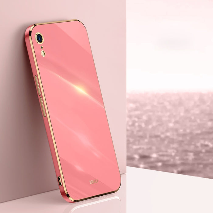 XINLI Straight 6D Plating Gold Edge TPU Estuche a prueba de golpes, For iPhone 6 / 6s, For iPhone 6 Plus / 6s Plus, For iPhone SE 2022 / SE 2020 / 8 / 7, For iPhone 11, For iPhone 11 Pro, For iPhone 11 Pro Max, For iPhone 12, For iPhone 12 mini        ...