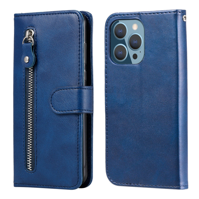 Funda de cuero con tapa horizontal y cremallera con textura de becerro a la moda con soporte y ranuras para tarjetas y función de billetera