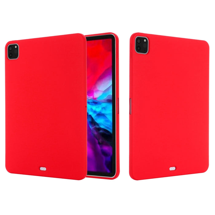 Estuche de cobertura total a prueba de golpes de silicona líquida de color puro