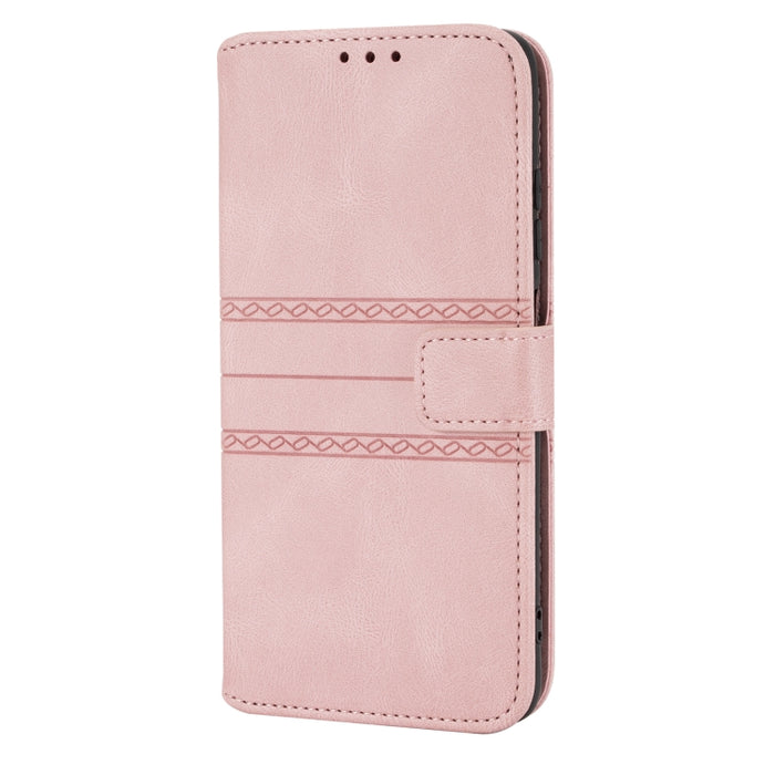 Hebilla magnética a rayas en relieve PU + TPU Funda de cuero con tapa horizontal con soporte y ranura para tarjeta y billetera y marco de fotos y honda, For Xiaomi Redmi Note 9 5G, For Xiaomi Redmi Note 9 Pro Max, For Xiaomi Redmi Note 10              ...