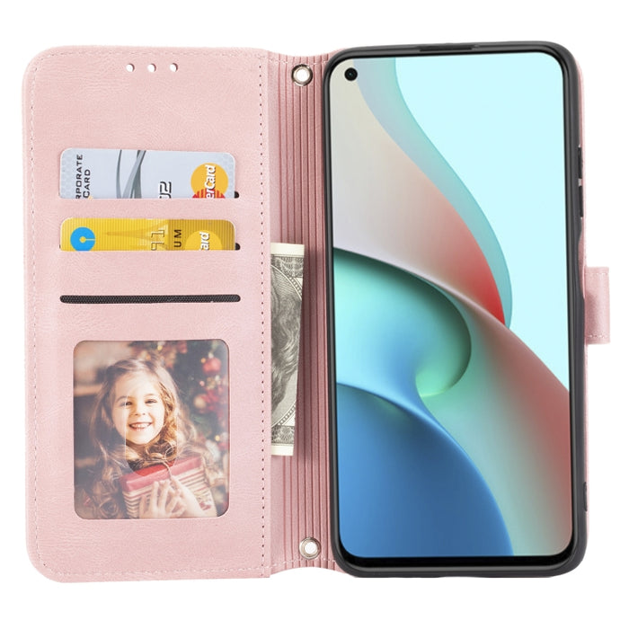 Hebilla magnética a rayas en relieve PU + TPU Funda de cuero con tapa horizontal con soporte y ranura para tarjeta y billetera y marco de fotos y honda, For Xiaomi Redmi Note 9 5G, For Xiaomi Redmi Note 9 Pro Max, For Xiaomi Redmi Note 10              ...