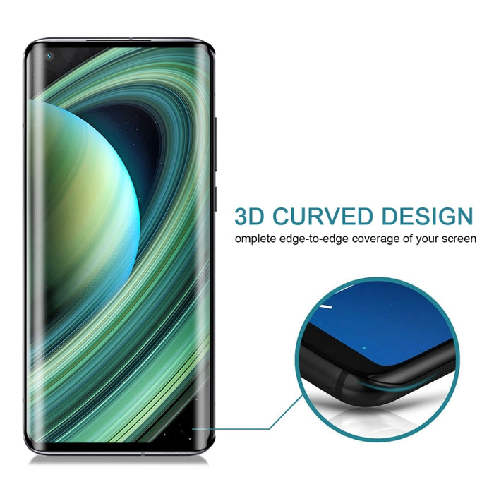 25 PCS Película de vidrio templado de pantalla completa con borde curvo 3D, For Xiaomi Mi 10 Ultra (25 PCS)