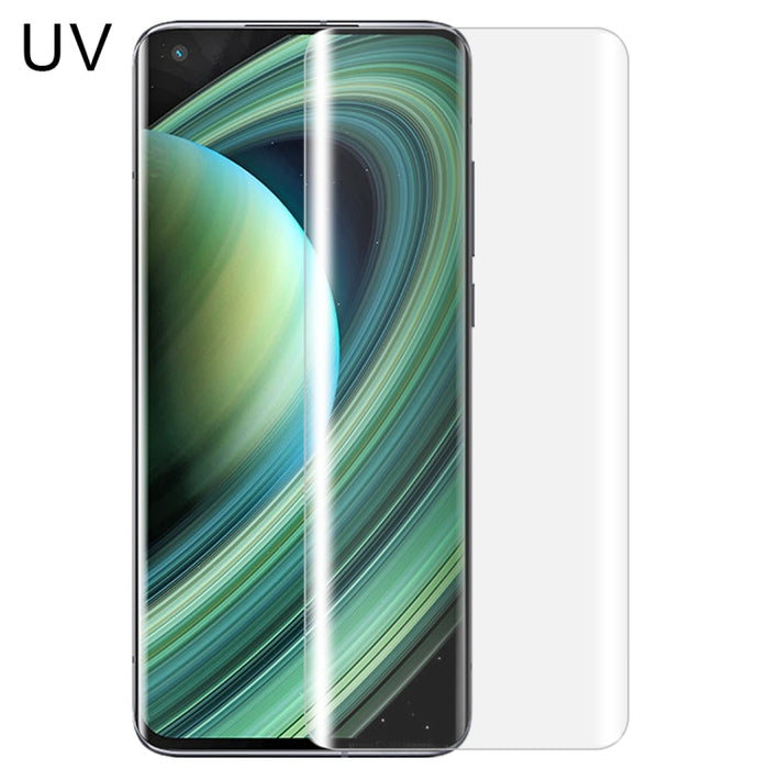 Película de vidrio templado de pegamento completo curvo líquido UV, For Xiaomi Mi 10 Ultra