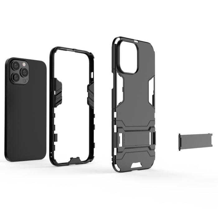 Funda protectora PC + TPU a prueba de golpes con soporte invisible, For iPhone 13 Pro Max, For iPhone 13 mini, For iPhone 13 Pro, For iPhone 13