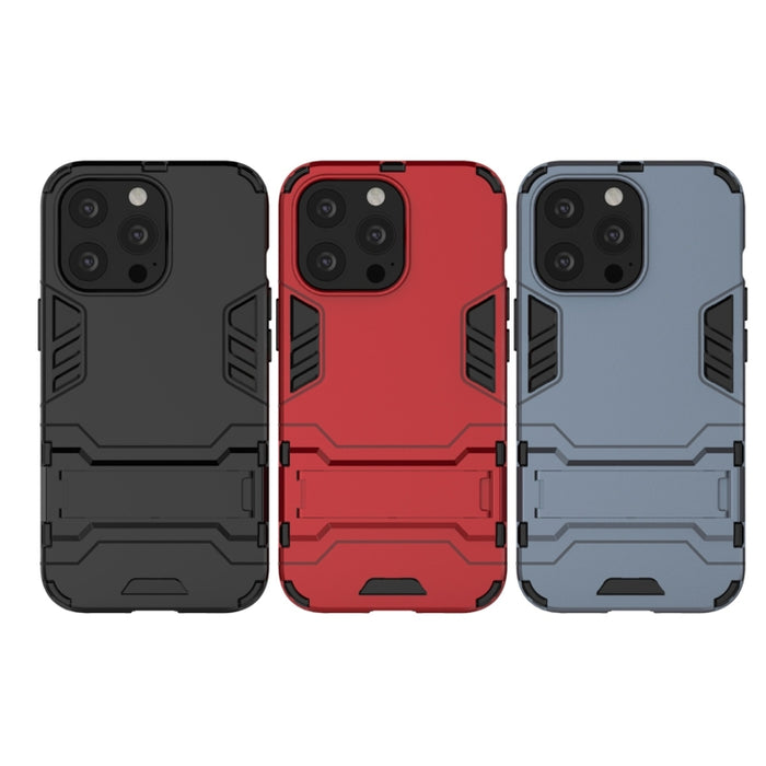 Funda protectora PC + TPU a prueba de golpes con soporte invisible, For iPhone 13 Pro Max, For iPhone 13 mini, For iPhone 13 Pro, For iPhone 13