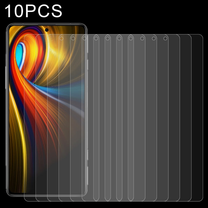 10 PCS 0.26mm 9H 2.5D Película de vidrio templado, For Samsung Galaxy M21 2021/M21s/M21 (10 PCS), For Xiaomi Poco X3 GT (10 PCS), For Xiaomi Poco F3 GT (10 PCS), For Xiaomi Redmi Note 10T 5G (10 PCS)