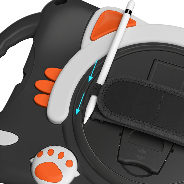 Cute Cat King Kids Estuche protector de EVA a prueba de golpes con soporte y correa para el hombro y manija, For iPad 10.2 2021 / 2020 / 2019 / Pro 10.5 / Air 10.5