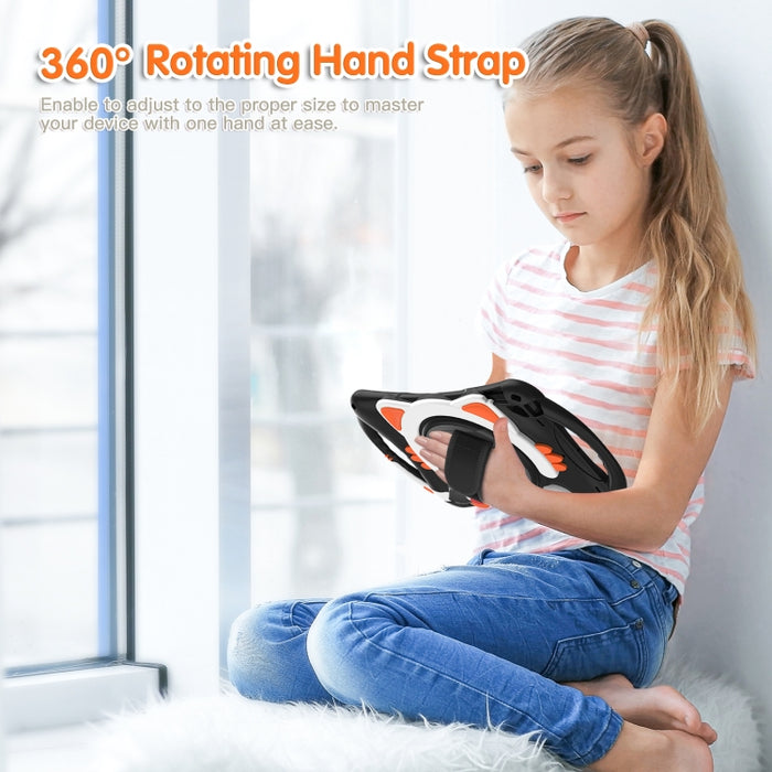 Cute Cat King Kids Estuche protector de EVA a prueba de golpes con soporte y correa para el hombro y manija, For iPad 10.2 2021 / 2020 / 2019 / Pro 10.5 / Air 10.5