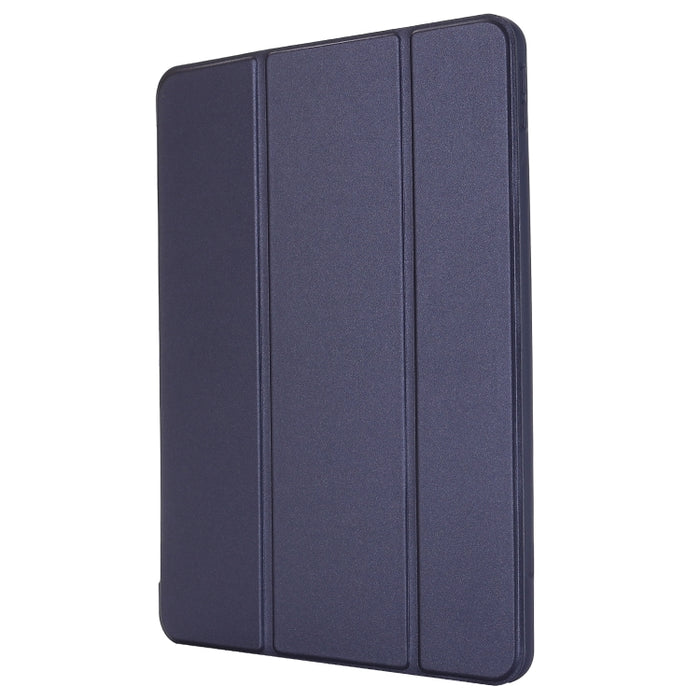 Estuche de cuero con tapa horizontal de TPU con soporte de tres pliegues