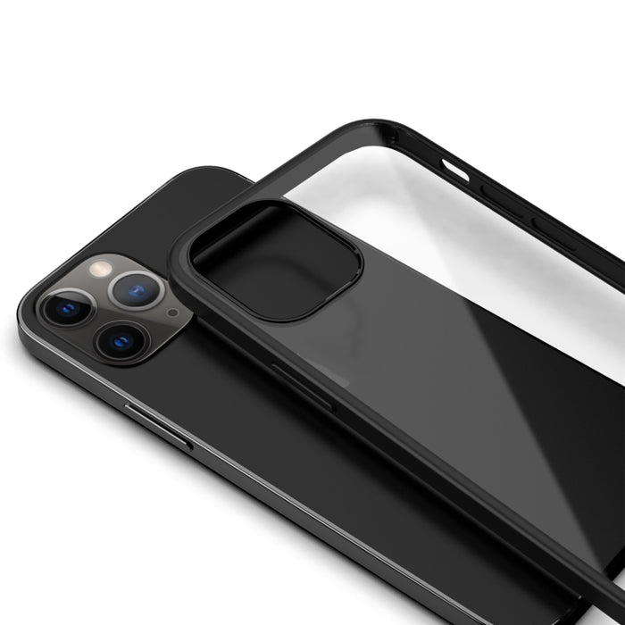Estuche a prueba de golpes con todo incluido de cuatro esquinas de acrílico transparente + TPU, For iPhone 12 mini, For iPhone 12 / 12 Pro, For iPhone 12 Pro Max