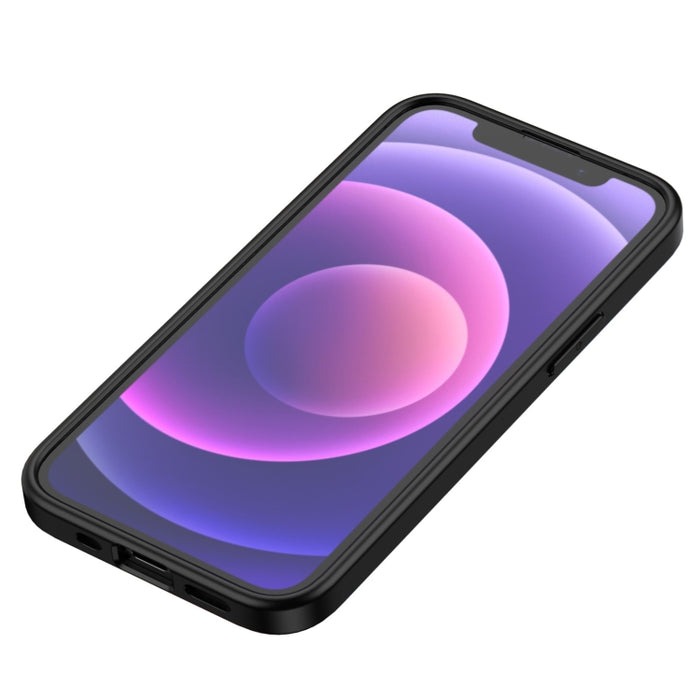 Estuche a prueba de golpes con todo incluido de cuatro esquinas de acrílico transparente + TPU