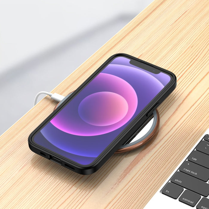 Estuche a prueba de golpes con todo incluido de cuatro esquinas de acrílico transparente + TPU
