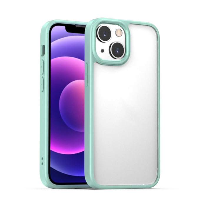Estuche a prueba de golpes con todo incluido de cuatro esquinas de acrílico transparente + TPU