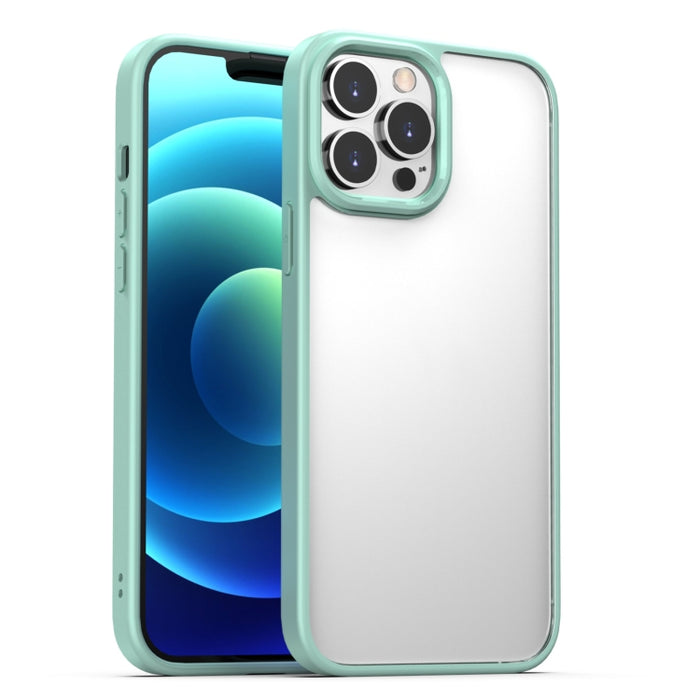 Estuche a prueba de golpes con todo incluido de cuatro esquinas de acrílico transparente + TPU