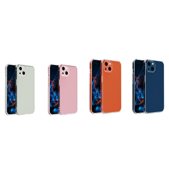 Estuche protector de TPU a prueba de golpes transparente octogonal de lado recto